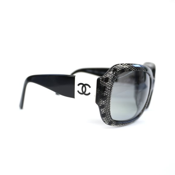 Auth Chanel Women's Sunglasses Black 5146-A - Picture 2 of 7